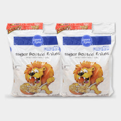2 Bags Laura Lynn Frosted Flakes Bag, 28 oz