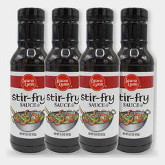 4 Bottles Laura Lynn Stir Fry Sauce, 14.5 oz