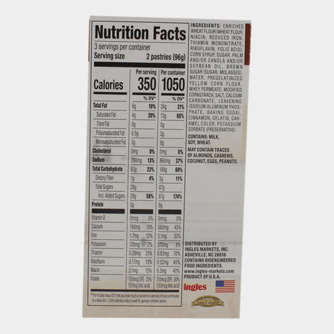 2 Boxes Laura Lynn Frosted Brown Sugar & Cinnamon Toaster Pastries, 10.2 oz
