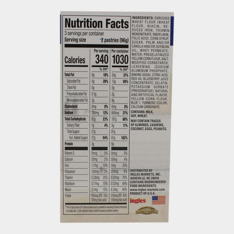 2 Boxes Laura Lynn Frosted Blueberry Toaster Pastries, 10.2 oz