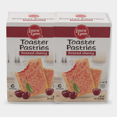2 Boxes Laura Lynn Frosted Cherry Pastries, 10.2 oz