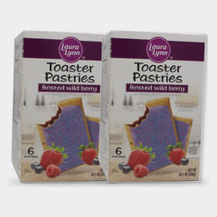 2 Boxes Laura Lynn Frosted Wild Berry Pastries, 10.2 oz
