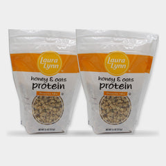 2 Boxes Laura Lynn Honey & Oat Protein Granola, 11 oz