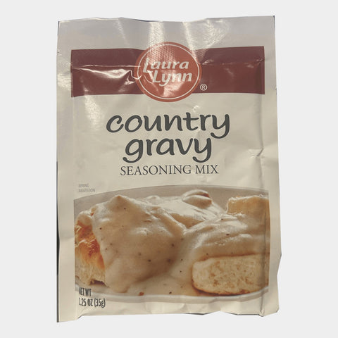 6 Packets Laura Lynn Country Gravy Mix, 1.25 oz