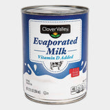 6 Cans Clover Valley Evaporated Milk with Vitamin D, 12 fl oz