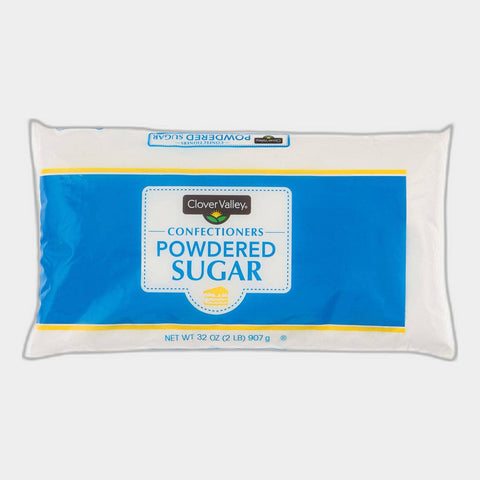 2 Bags Clover Valley Powdered Sugar, 2 lb