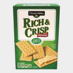Clover Valley Rich & Crisp Crackers, 13.7 oz