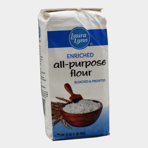 2 Bags Laura Lynn All Purpose Flour, 2 lb