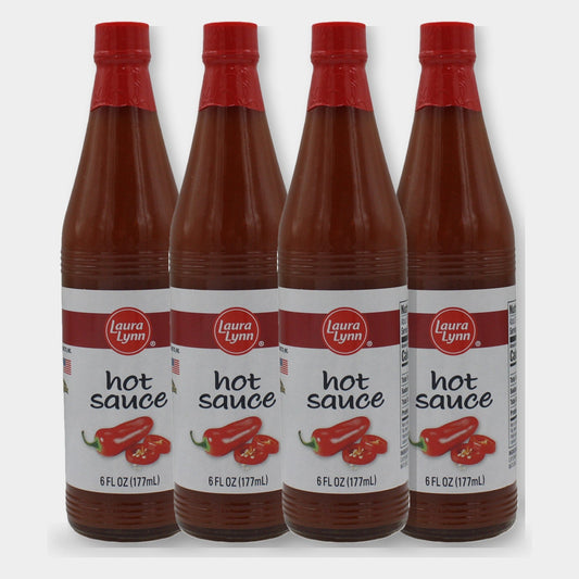4 Bottles Laura Lynn Hot Sauce, 6 oz
