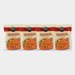 4 Pouches Laura Lynn Spanish Style Ready to Heat Rice, 8.8 oz