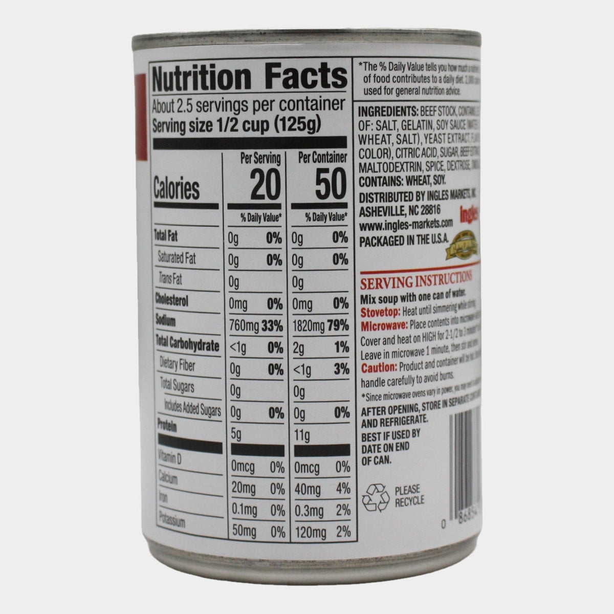 6 Cans Laura Lynn Beef Consomme, 10.5 oz