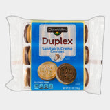 Clover Valley Duplex Sandwich Crème Cookies, 11.8 oz