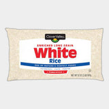 4 Bags Clover Valley Enriched White Rice, 32 oz