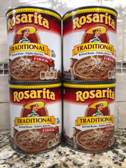 4 Cans Rosarita Traditional Refried Beans 30 oz Taco 7 layer dip FREE SHIP