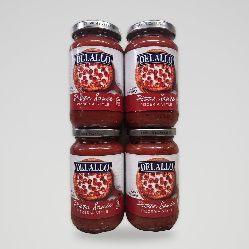 4 Jars of Pizzeria Style Delallo Pizza Sauce, 14 oz