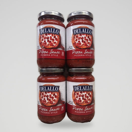 4 Jars of Pizzeria Style Delallo Pizza Sauce, 14 oz