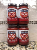 4 JARS Pizzeria Style Delallo Pizza Sauce 14 oz Jar Tomato Maker Crust