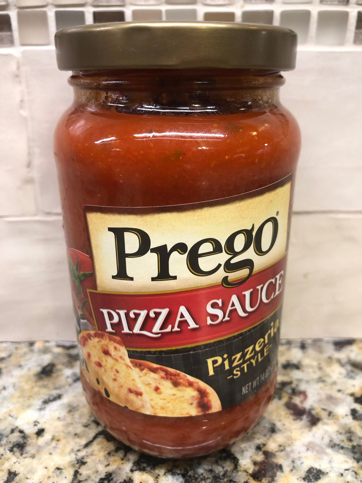 4 Jars of Pizzeria Style Prego Pizza Sauce, 14 oz