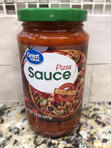 4 Jars of Great Value Authentic Pizza Sauce, 14 oz
