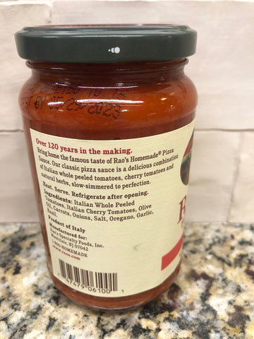 4 JARS Rao's Homemade Pizza Sauce 13 oz Jar Tomato Pie Crust Maker