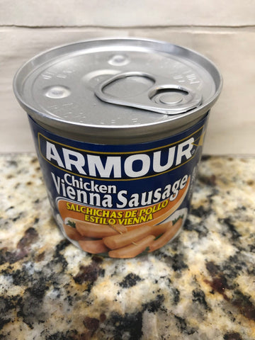 12 Cans Armour Chicken Vienna Sausage Meat 4.6 oz Wiener FREE SHIP