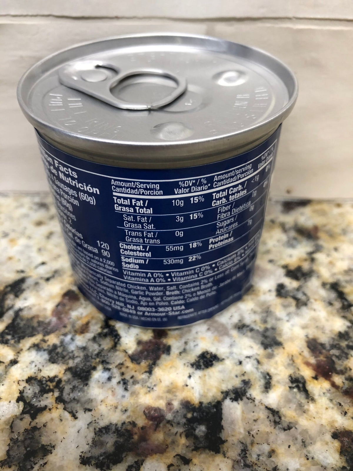 12 Cans of Armour Chicken Vienna Sausage Meat, 4.6 oz