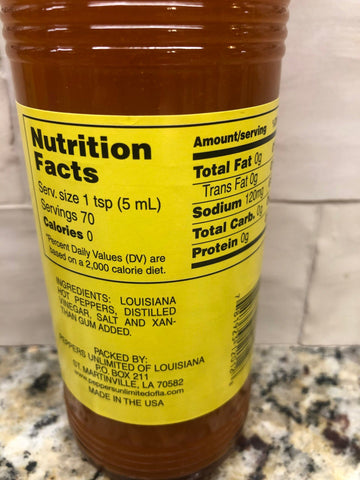3 Bottles of Louisiana Supreme Hot Sauce, 12 oz