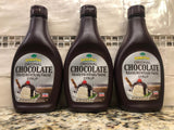 3 Bottles Orchard Park Chocolate Syrup 20 oz Milk Ice Cream Dessert Hershey's