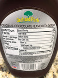 3 Bottles Orchard Park Chocolate Syrup 20 oz Milk Ice Cream Dessert Hershey's