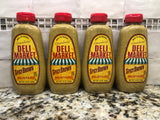 FOUR Squeeze Bottle of Deli Market Spicy Brown Mustard 12 Oz Chicken Hamburger