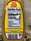 4 Bottles of Deli Market Spicy Brown Mustard, 12 oz