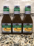 3 BOTTLES Supreme Tradition Herb & Garlic Marinade Sauce Meat 12.25 oz
