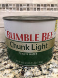 2 Cans of Bumble Bee Chunk Light Tuna in Water, 66.5 oz