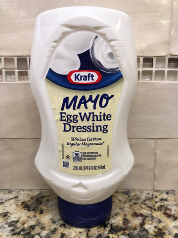 3 Bottles Kraft Egg White Mayo Dressing 22 oz Bottle Mayonnaise Jar