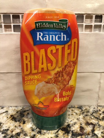 4 BOTTLES Hidden Valley Ranch Blasted Dipping Sauce Bold Buffalo 12 oz Wing Dip