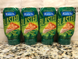 4 BOTTLES Hidden Valley Ranch Blasted Dipping Sauce Pizza Dip 12 oz Wing