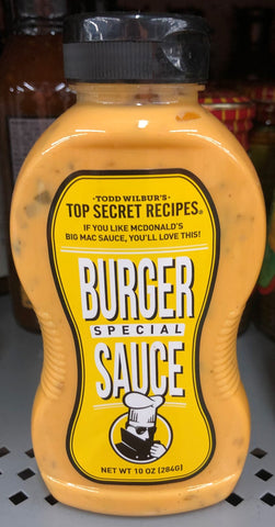 4 BOTTLES Todd Wilbur's Top Secret Recipes Burger Special Sauce 10 oz Big Mac