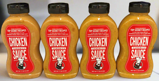 4 Bottles of Todd Wilbur's Top Secret Recipes Chicken Sandwich Sauce, 10 oz