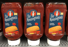 3 BOTTLES Sir Kensington's Classic Tomato Ketchup 20 oz Catsup French Fries