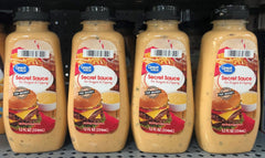 4 BOTTLES Great Value Secret Sauce for Burgers & Dipping 12 Oz McDonalds Big Mac