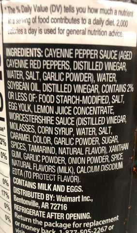 4 Bottles of Great Value Medium Wing Sauce, 12 oz