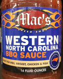 Mac's Speed Shop Western North Carolina BBQ Sauce, 16 oz