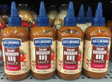 4 BOTTLES Hellmann's Creamy Bourbon BBQ Sauce 9 oz Chicken Dip Pork