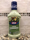 3 Bottles of Kraft Green Goddess Salad Dressing, 16 oz