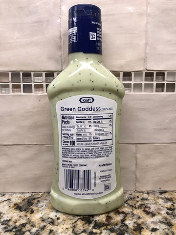 3 BOTTLES Kraft Green Goddess Salad Dressing 16 oz Cool Creamy FREE SHIP