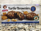 Little Debbie Turtle Brownies 12 oz Caramel Peanuts Fudge 8 Cakes