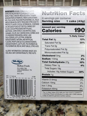 Little Debbie Happy Birthday Cakes 8 ct 12.39 oz