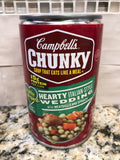 12 Campbell's CHUNKY HR Italian Wedding Meatballs Spinach Soup 18.8 oz Cans