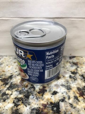 12 Cans of Armour Reduced Sodium Vienna Sausage Meat, 4.6 oz