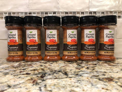 6 JARS Supreme Tradition Ground Paprika 3.17 oz Seasoning chili pepper